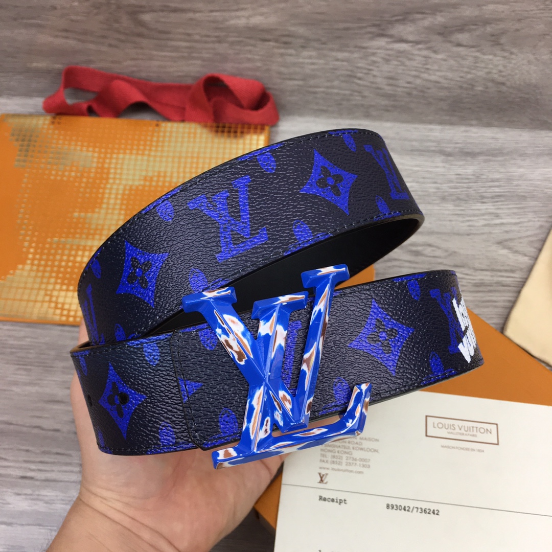 Louis Vuitton Gradient Shape 40MM Reversible Belt - DopestKickz
