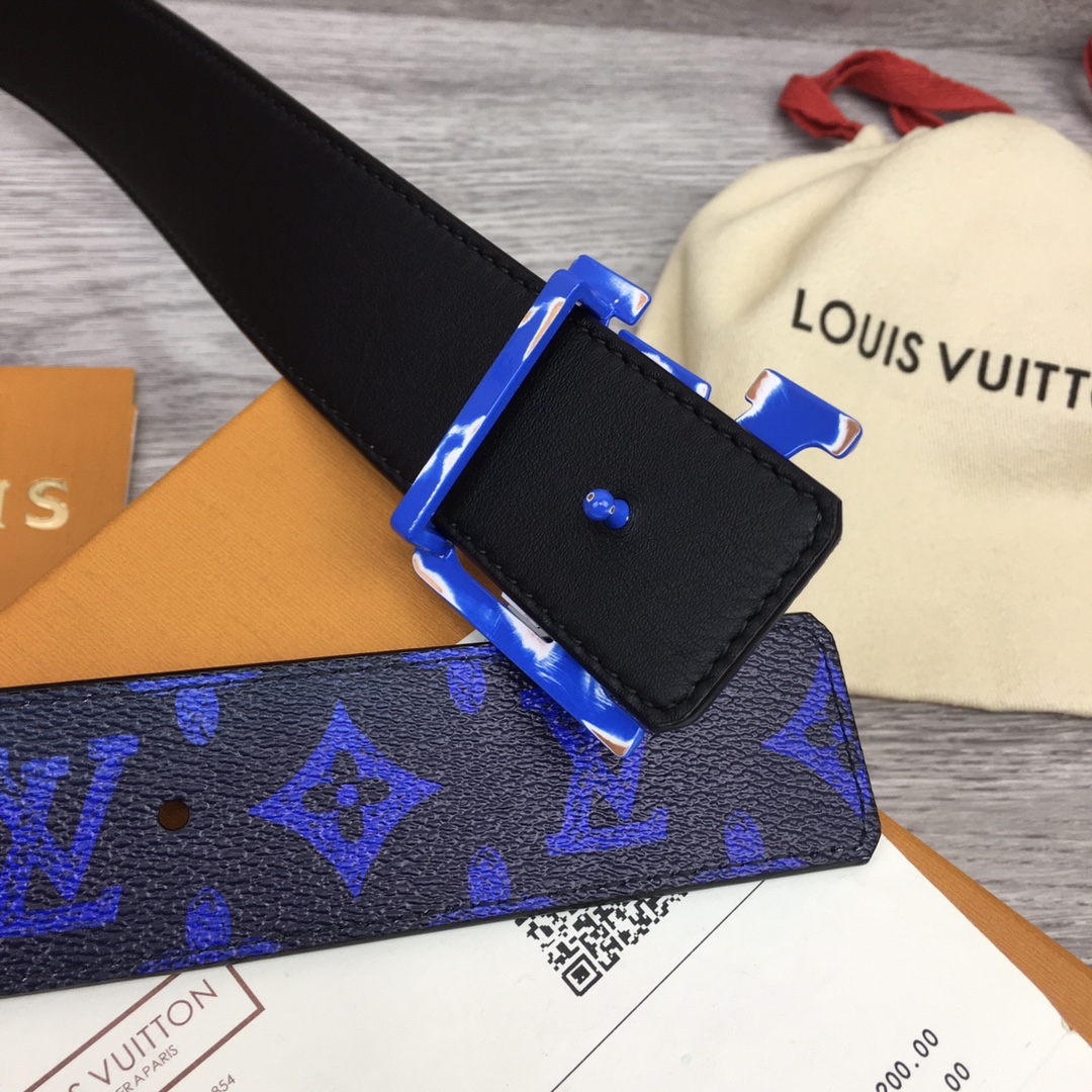 Louis Vuitton Gradient Shape 40MM Reversible Belt - DopestKickz