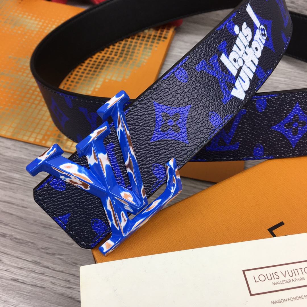 Louis Vuitton Gradient Shape 40MM Reversible Belt - DopestKickz