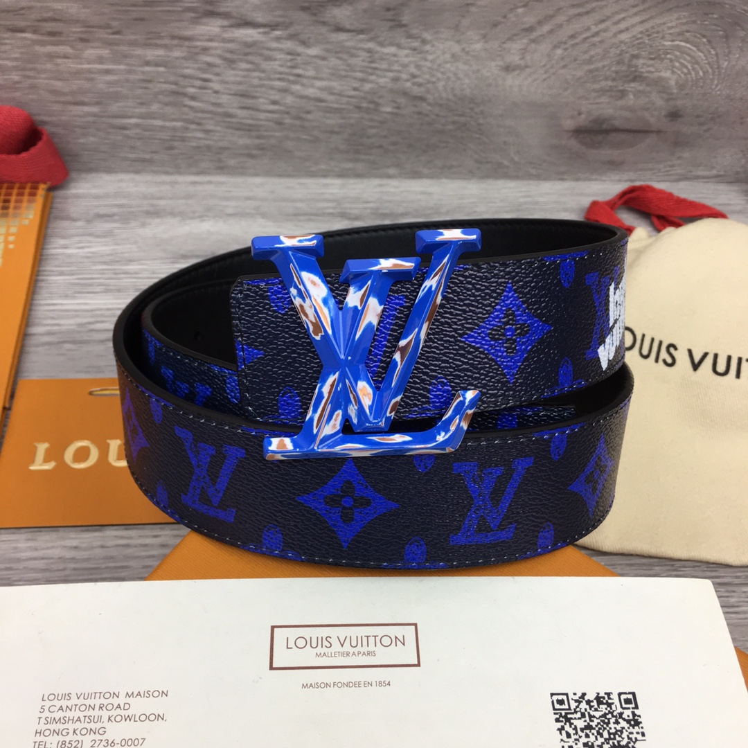 Louis Vuitton Gradient Shape 40MM Reversible Belt - DopestKickz
