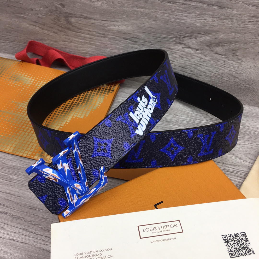 Louis Vuitton Gradient Shape 40MM Reversible Belt - DopestKickz