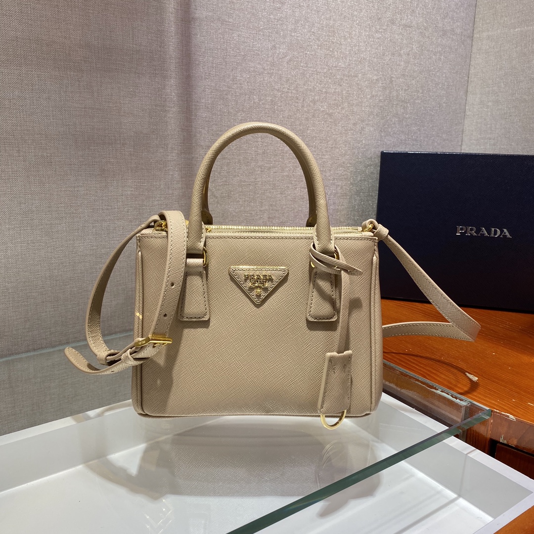 Prada Galleria Saffiano Leather Micro-Bag(20-14.5-9.5cm)   1BA906 - DopestKickz
