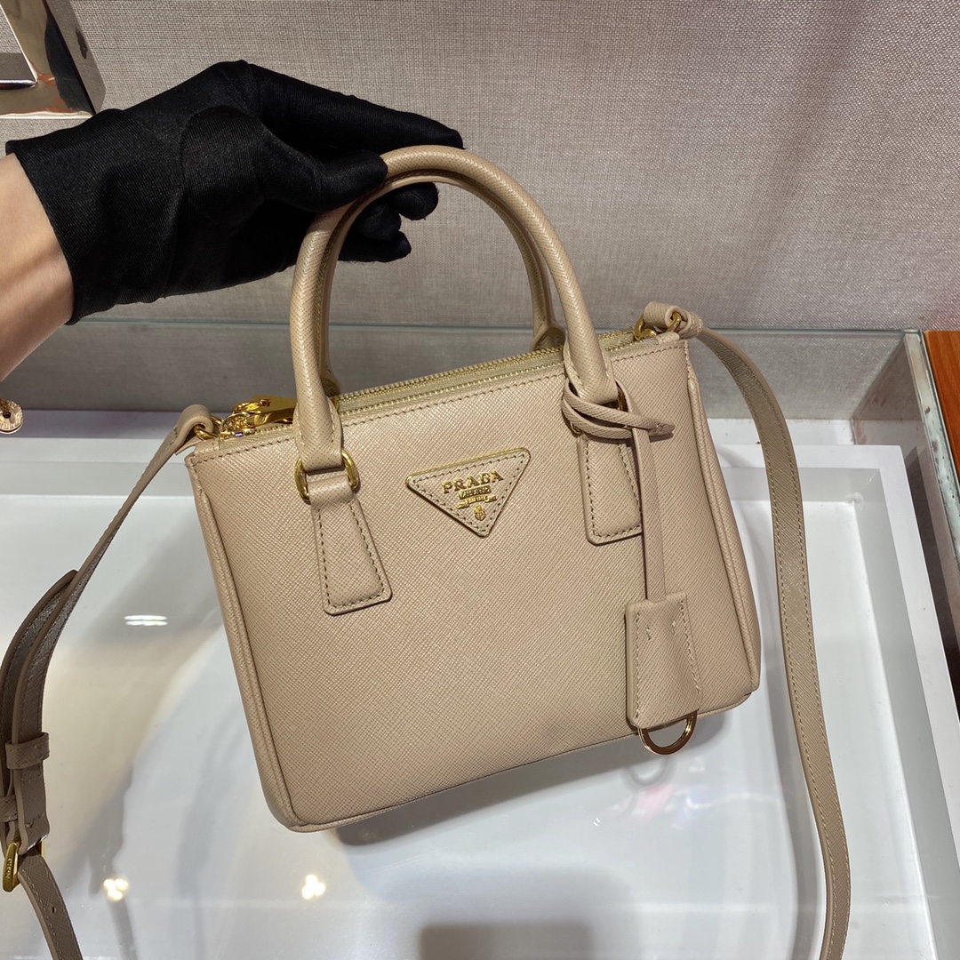 Prada Galleria Saffiano Leather Micro-Bag(20-14.5-9.5cm)   1BA906 - DopestKickz