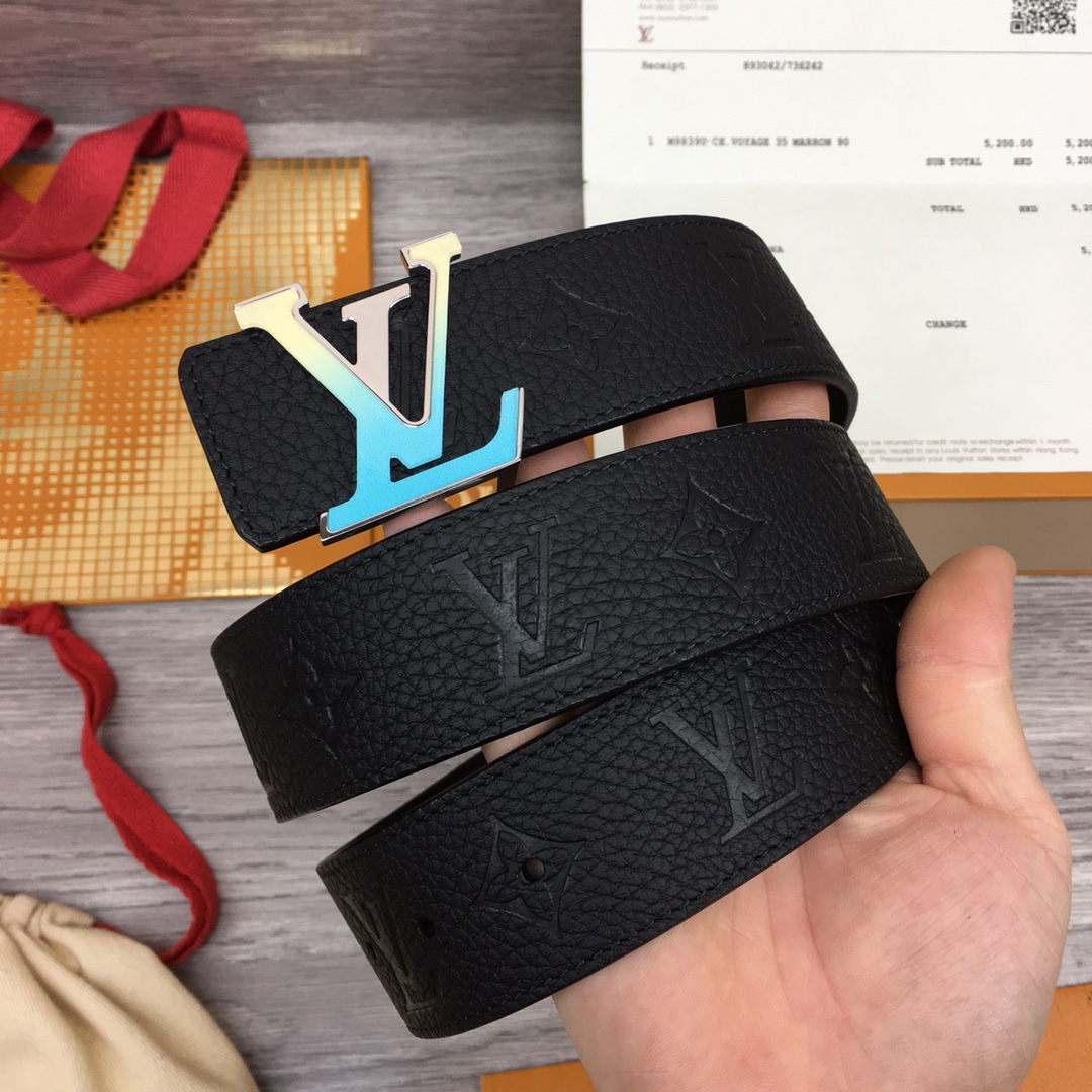 Louis Vuitton Shape 40MM Reversible Belt - DopestKickz