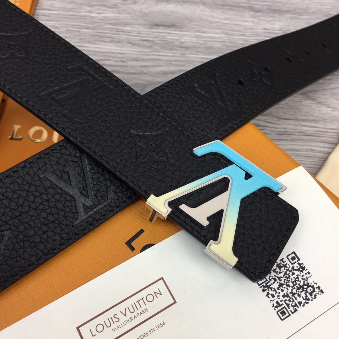 Louis Vuitton Shape 40MM Reversible Belt - DopestKickz
