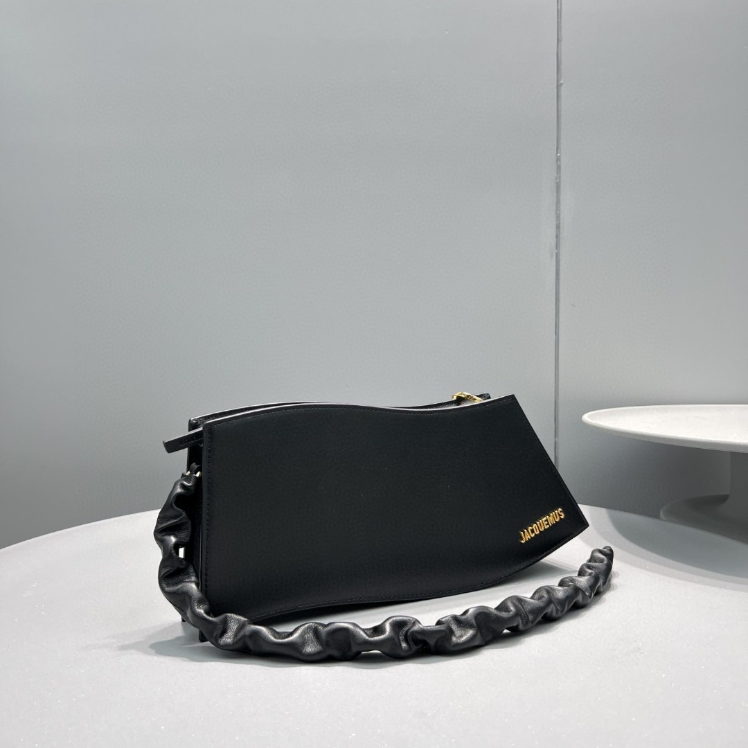 Jacquemus La Vague Ocean Curve Shoulder Bag(33-14.5-6cm) - DopestKickz
