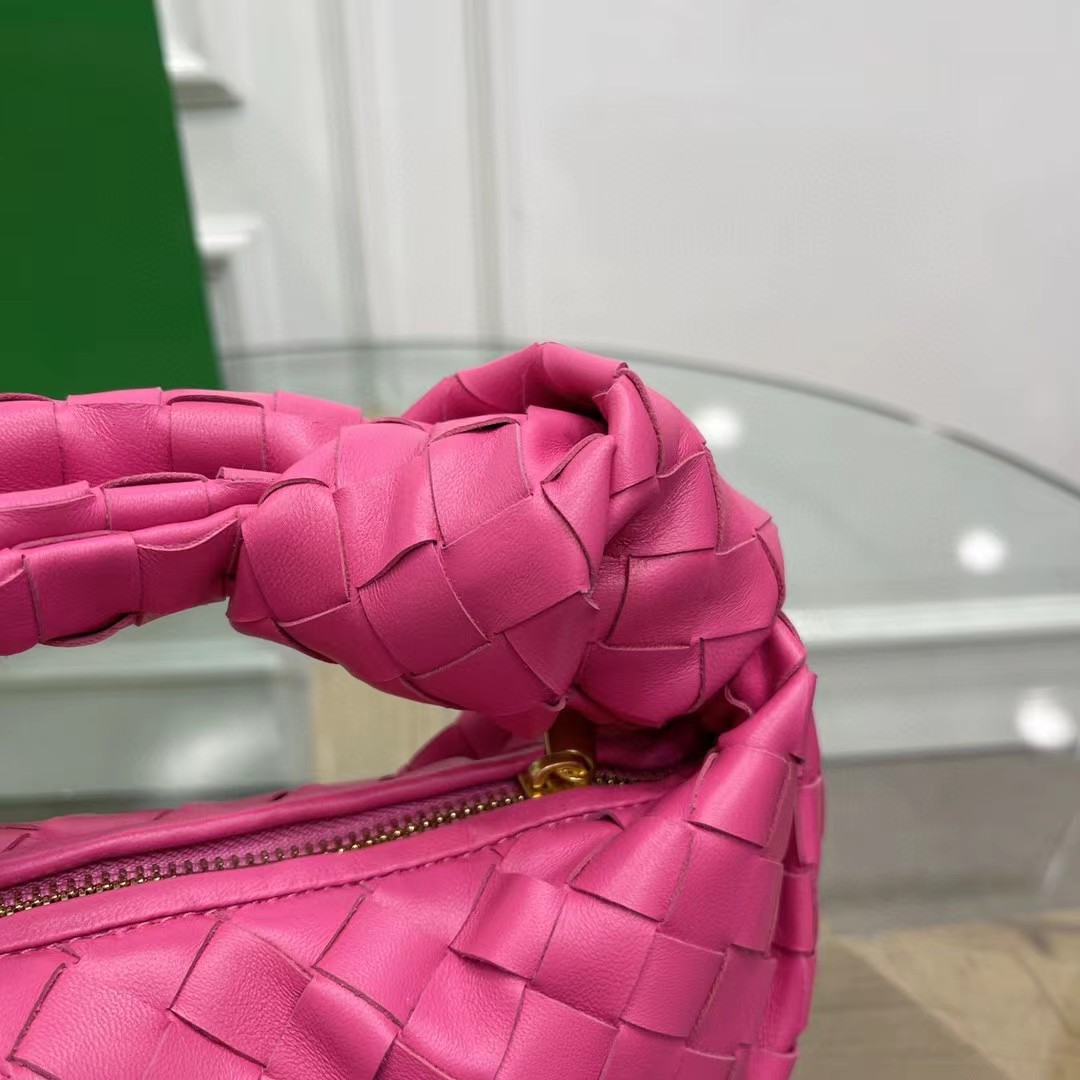 Bottega Veneta Teen Jodie Teen Intrecciato Leather Shoulder Bag(23-28-10CM) - DopestKickz