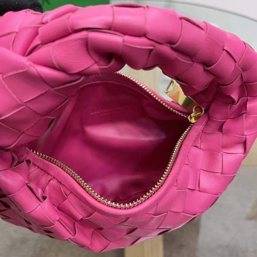 Bottega Veneta Teen Jodie Teen Intrecciato Leather Shoulder Bag(23-28-10CM) - DopestKickz