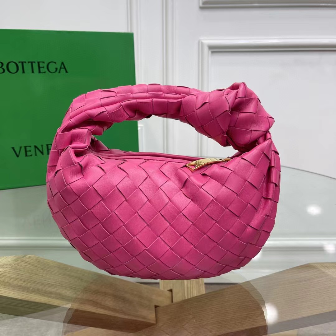 Bottega Veneta Teen Jodie Teen Intrecciato Leather Shoulder Bag(23-28-10CM) - DopestKickz