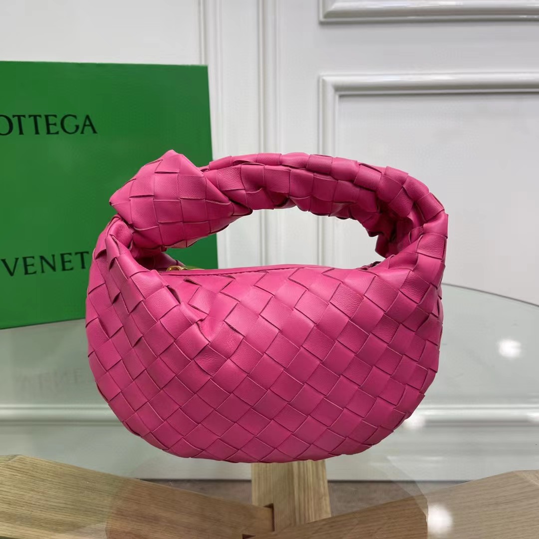 Bottega Veneta Teen Jodie Teen Intrecciato Leather Shoulder Bag(23-28-10CM) - DopestKickz