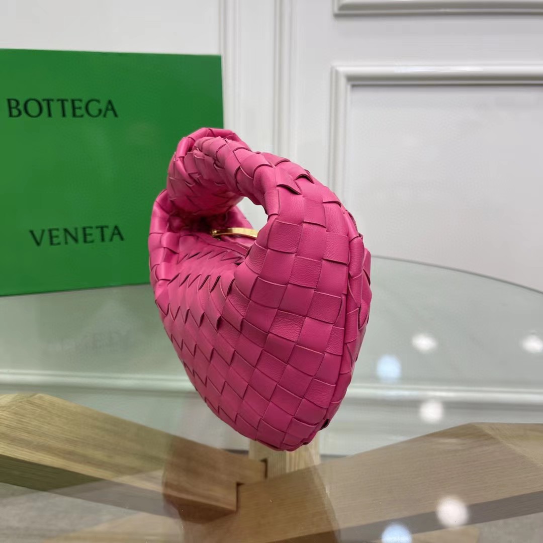 Bottega Veneta Teen Jodie Teen Intrecciato Leather Shoulder Bag(23-28-10CM) - DopestKickz