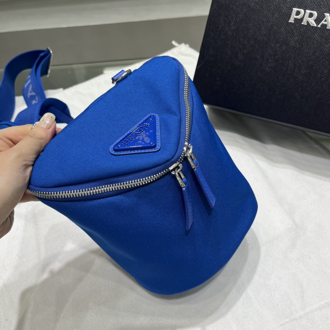 Prada Canvas Shoulder Bag(21-15-15cm)   2VH147 - DopestKickz