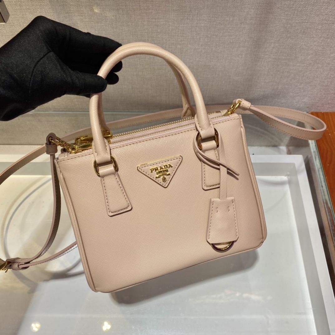 Prada Galleria Saffiano Leather Micro-Bag(20-14.5-9.5cm)   1BA906 - DopestKickz