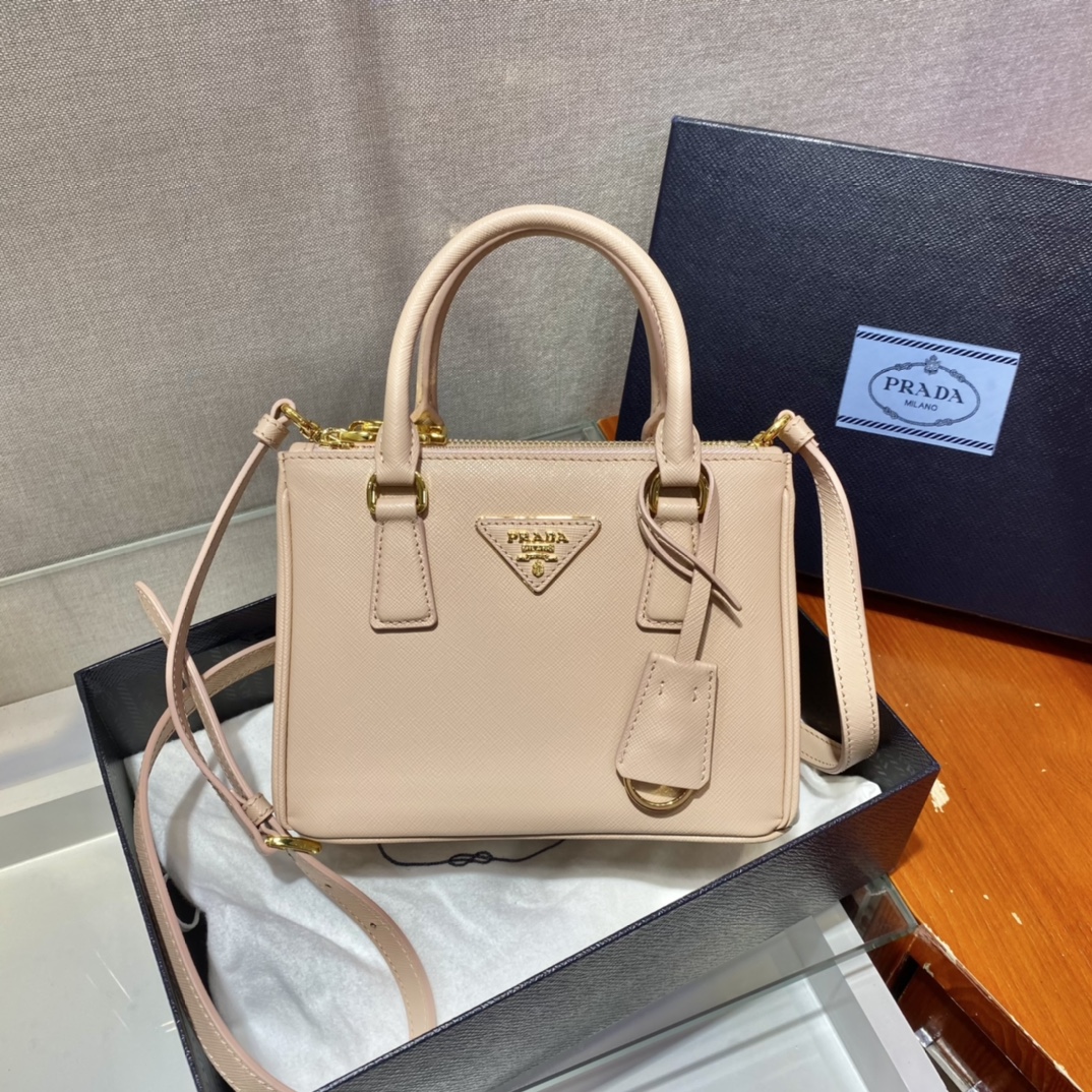 Prada Galleria Saffiano Leather Micro-Bag(20-14.5-9.5cm)   1BA906 - DopestKickz