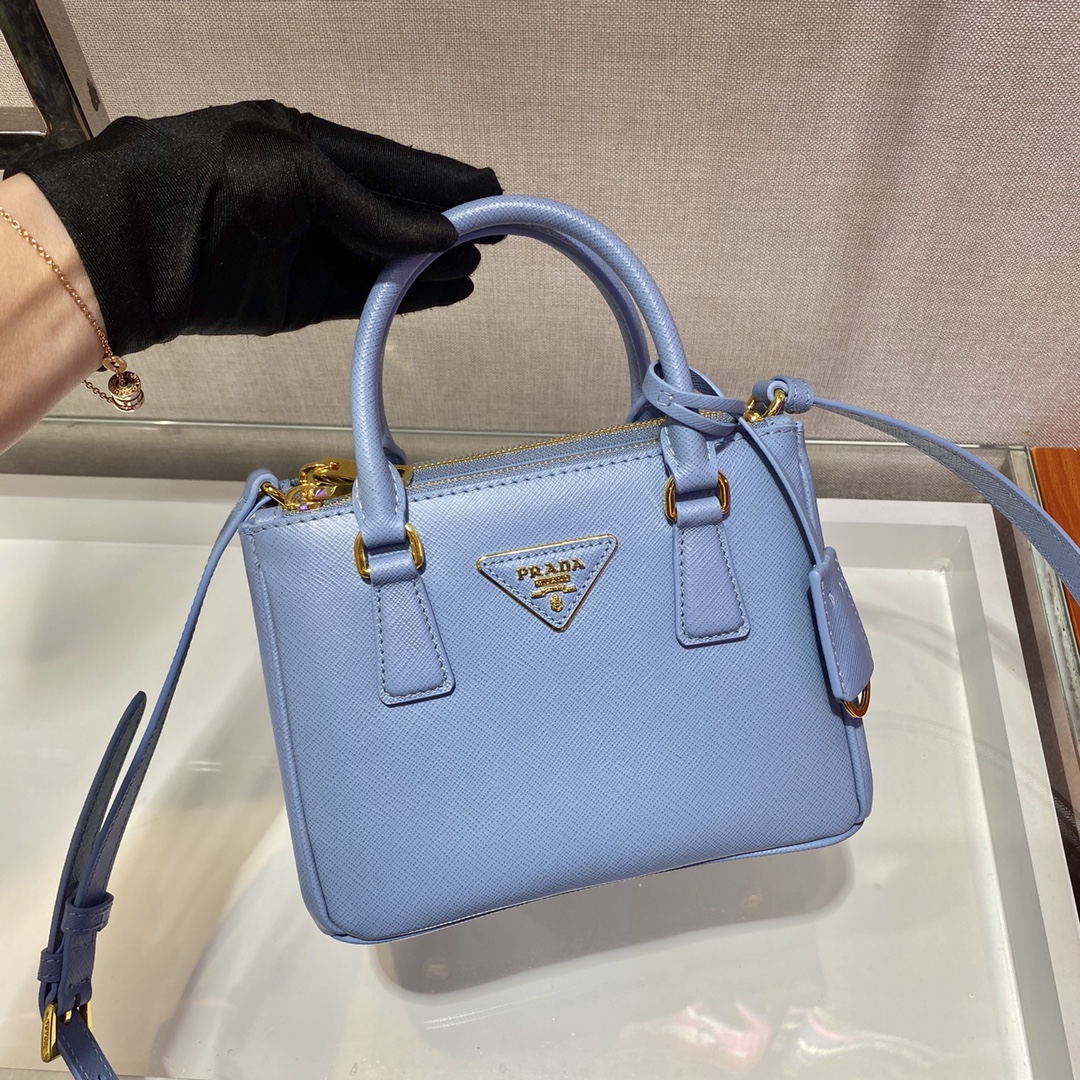 Prada Galleria Saffiano Leather Micro-Bag(20-14.5-9.5cm)   1BA906 - DopestKickz