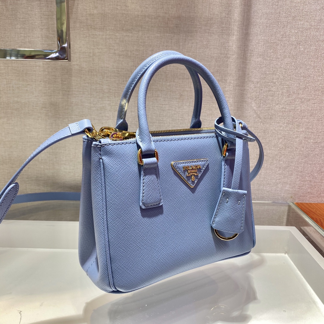 Prada Galleria Saffiano Leather Micro-Bag(20-14.5-9.5cm)   1BA906 - DopestKickz