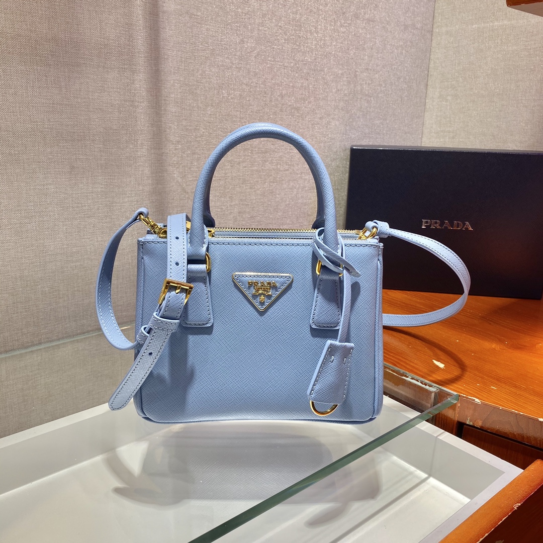 Prada Galleria Saffiano Leather Micro-Bag(20-14.5-9.5cm)   1BA906 - DopestKickz