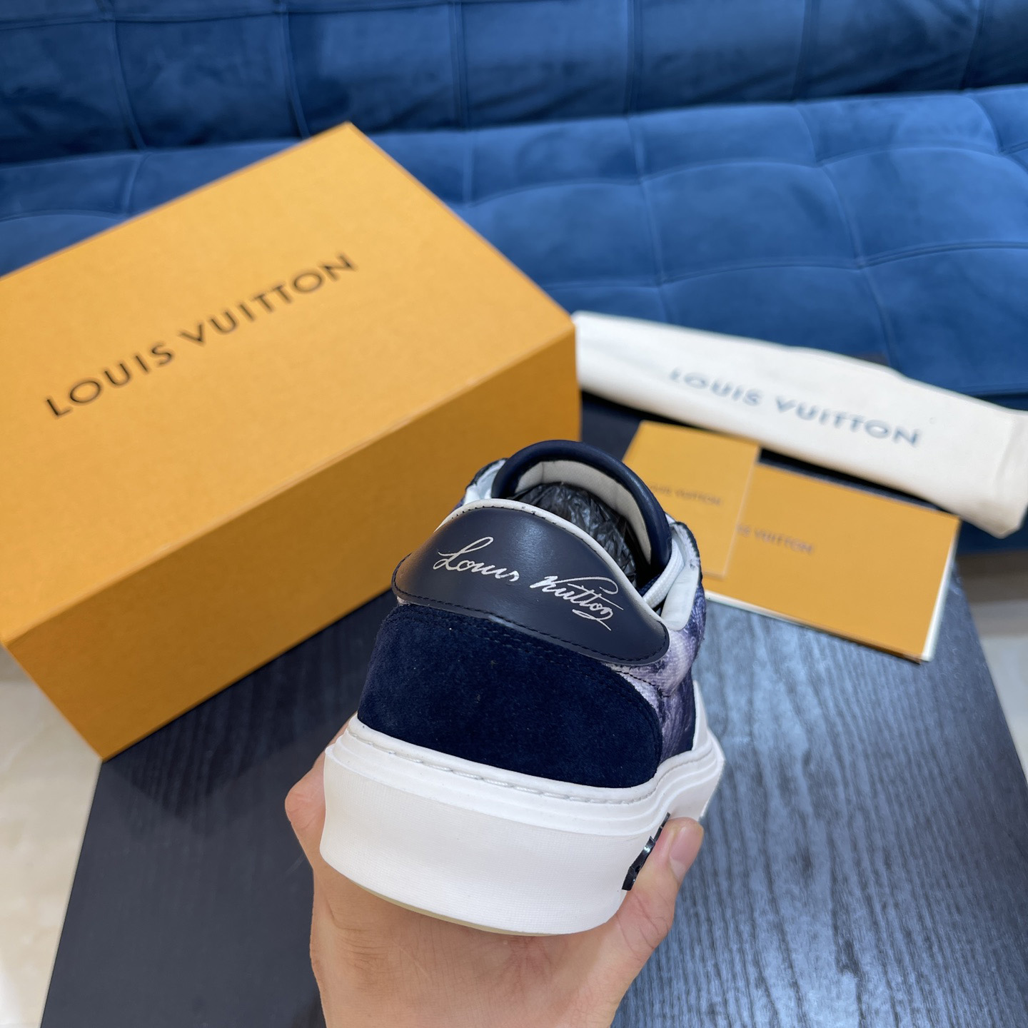 Louis Vuitton LV Ollie Sneaker       1AA7ME - DopestKickz