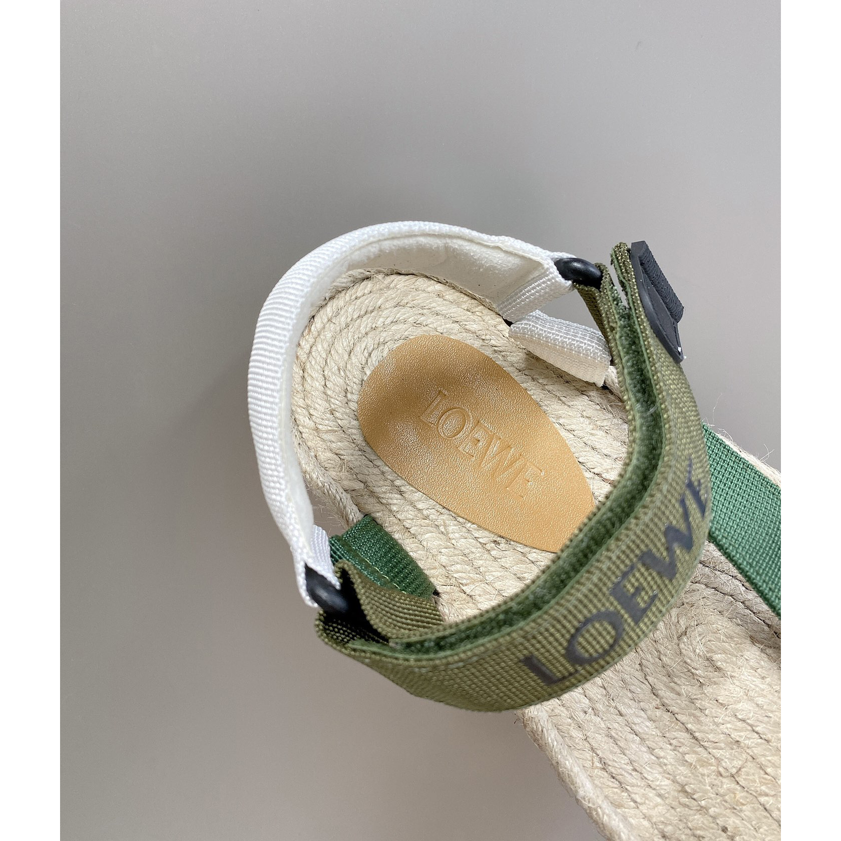 Loewe Strappy Espadrille In Nylon - DopestKickz