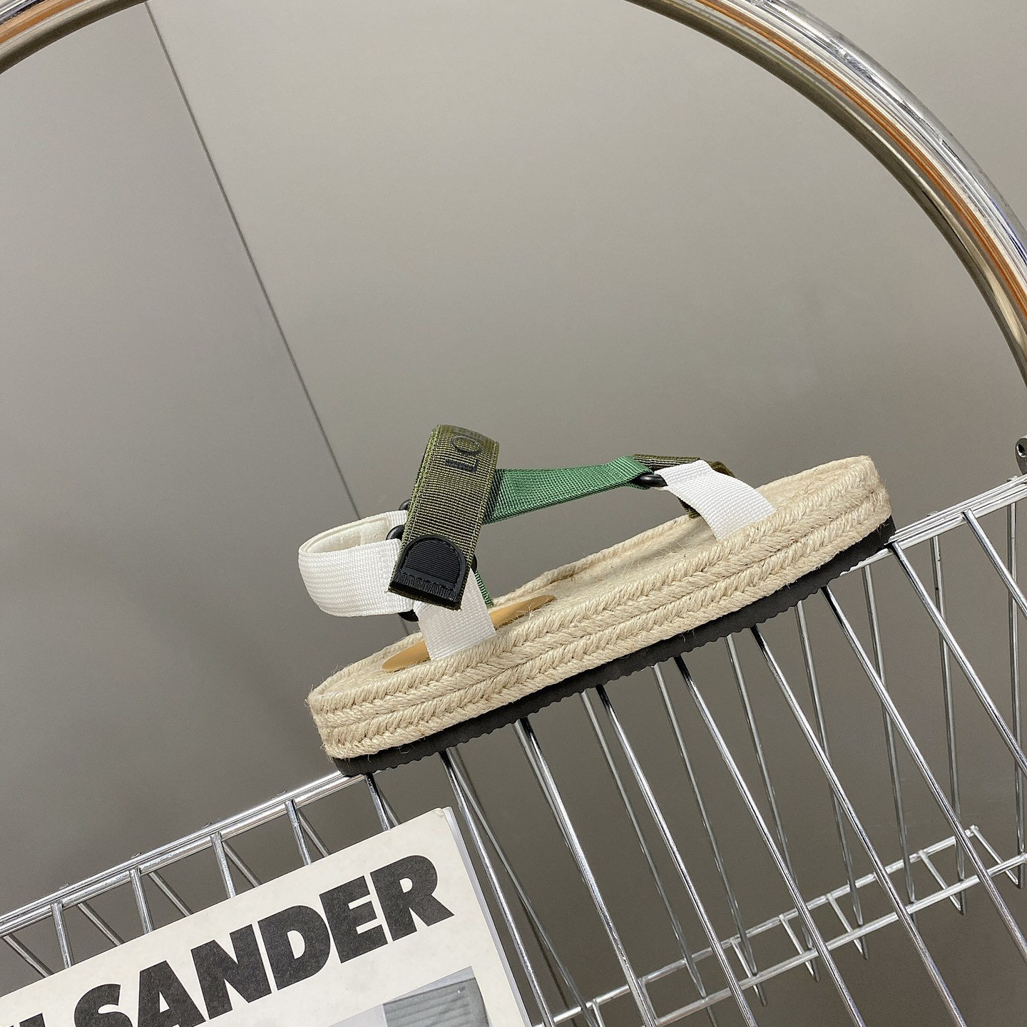 Loewe Strappy Espadrille In Nylon - DopestKickz