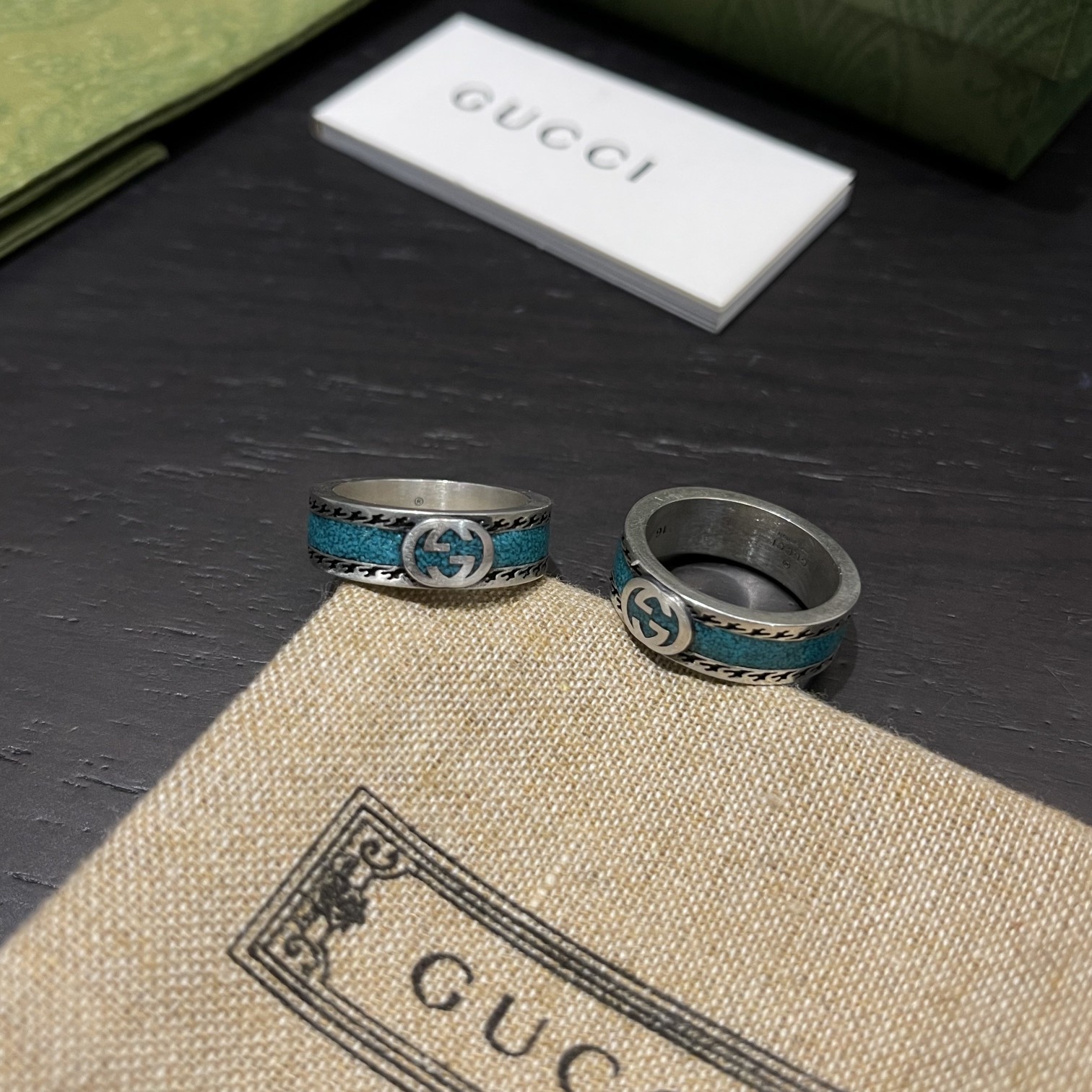 Gucci Ring with Interlocking G - DopestKickz