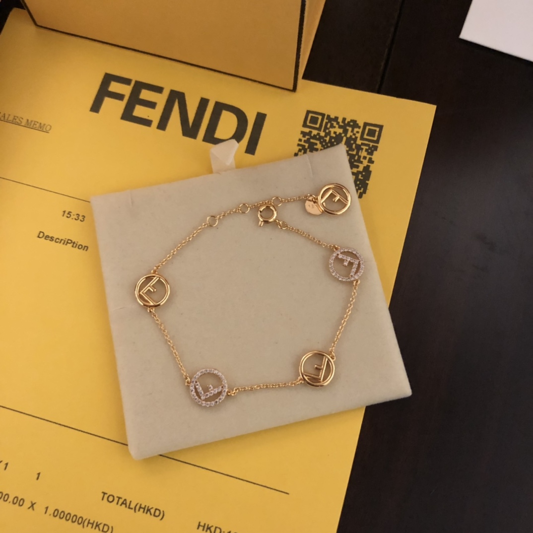 Fendi F Is Fendi Bracelet - DopestKickz