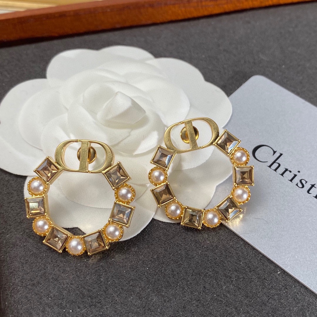 Dior Petit CD Earrings - DopestKickz