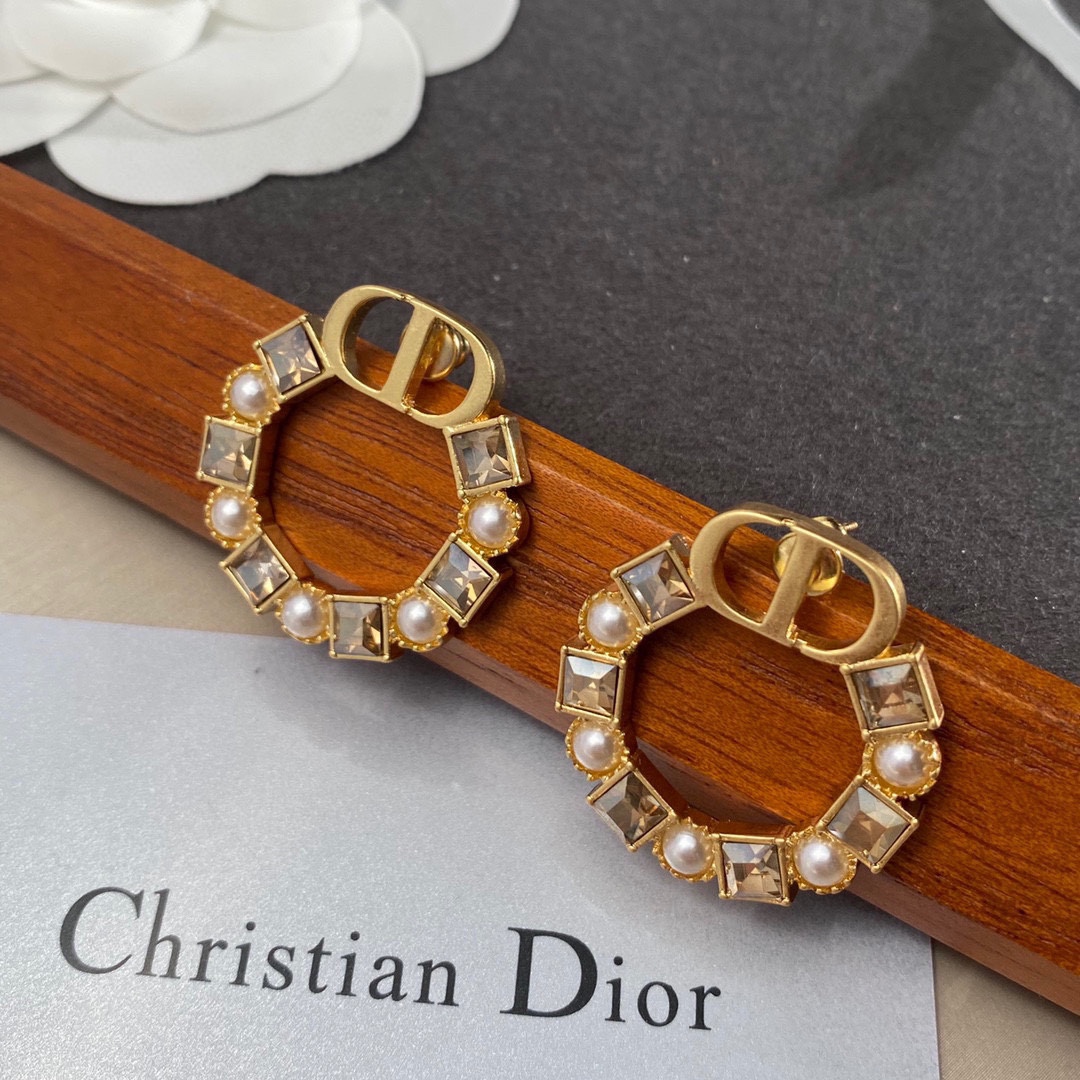 Dior Petit CD Earrings - DopestKickz