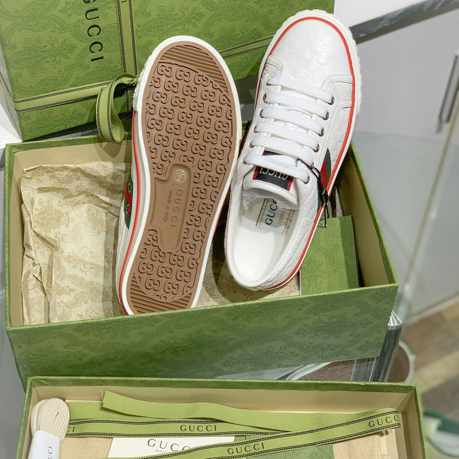 Gucci Tennis 1977 Sneaker - DopestKickz