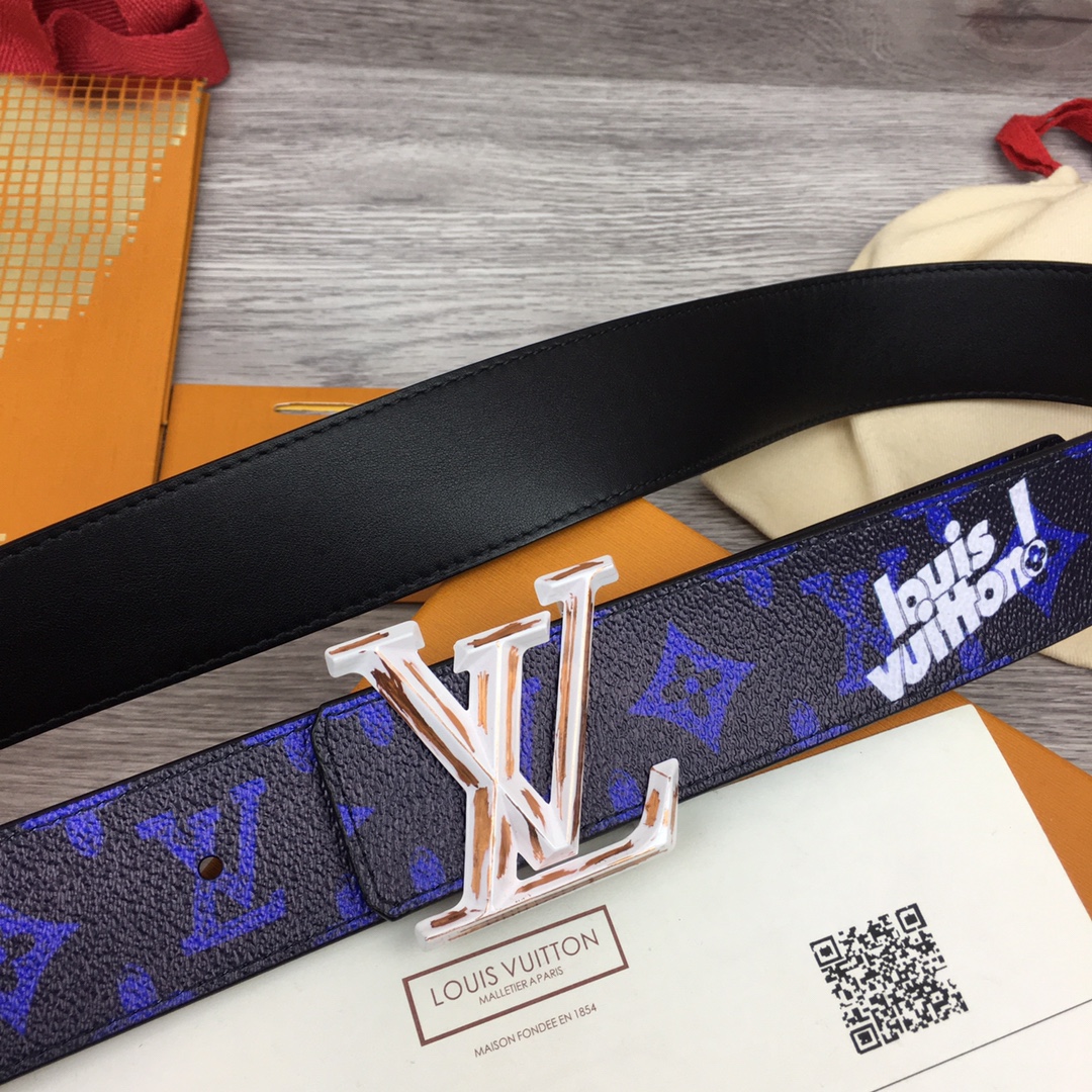 Louis Vuitton Gradient Shape 40MM Reversible Belt - DopestKickz