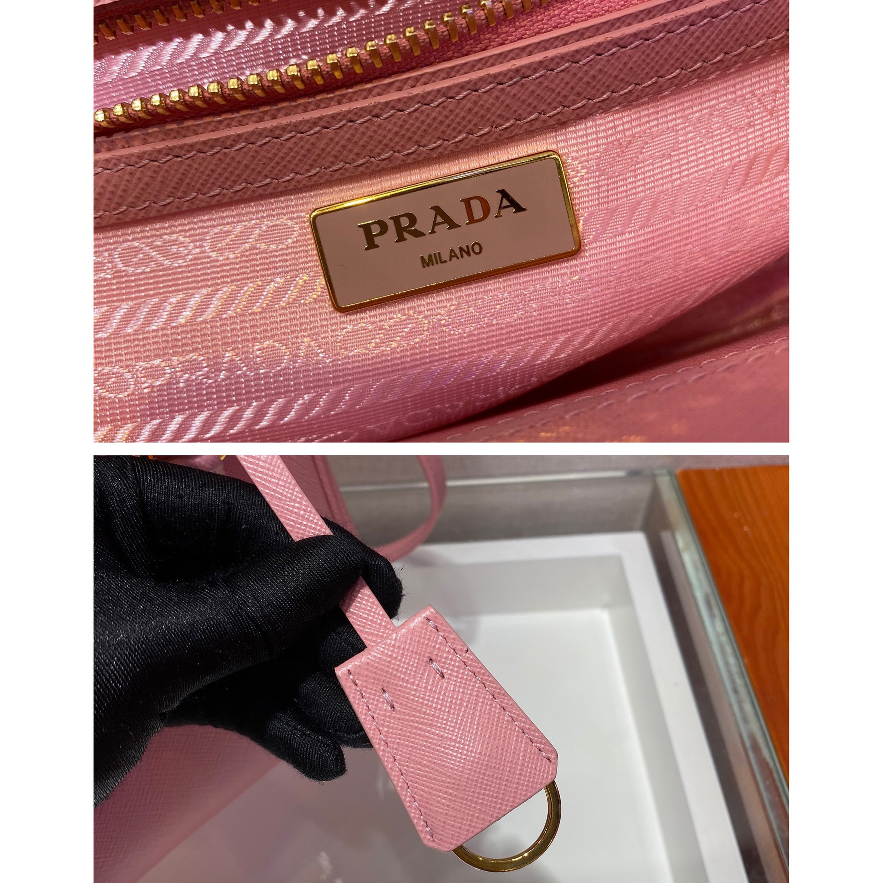 Prada Galleria Saffiano Leather Micro-Bag(20-14.5-9.5cm)   1BA906 - DopestKickz