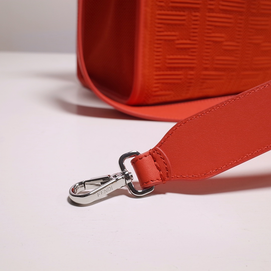 Fendi Sunshine Medium Shopper Bag In Red (35-31-17cm)  8BH386 - DopestKickz