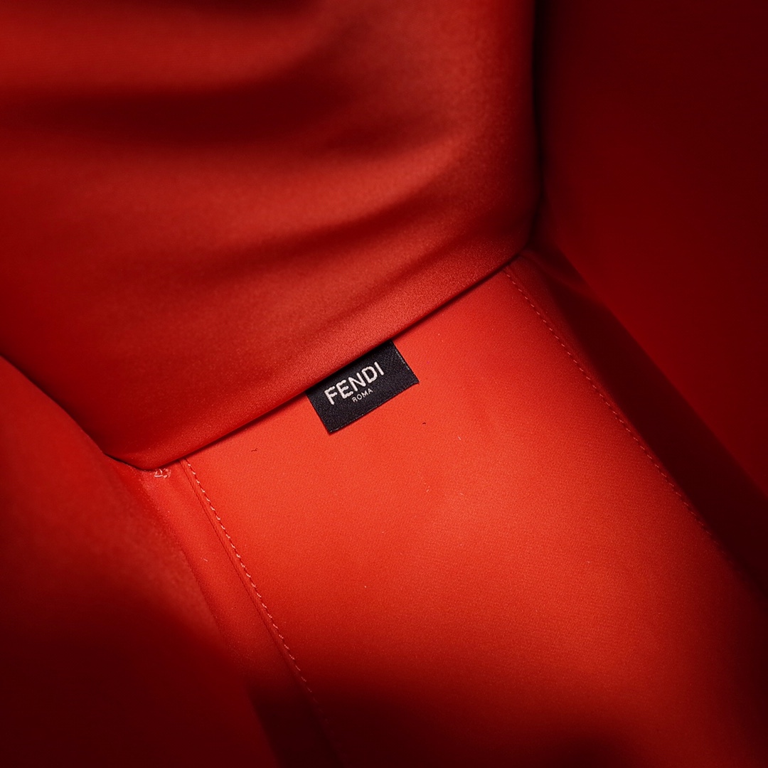 Fendi Sunshine Medium Shopper Bag In Red (35-31-17cm)  8BH386 - DopestKickz