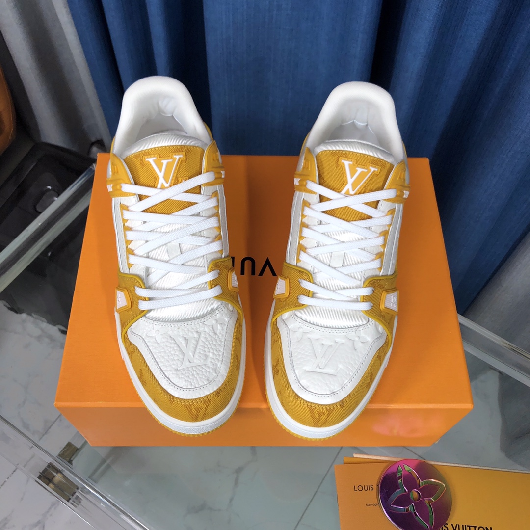 Louis Vuitton LV  Trainer Sneaker(upon uk size) - DopestKickz