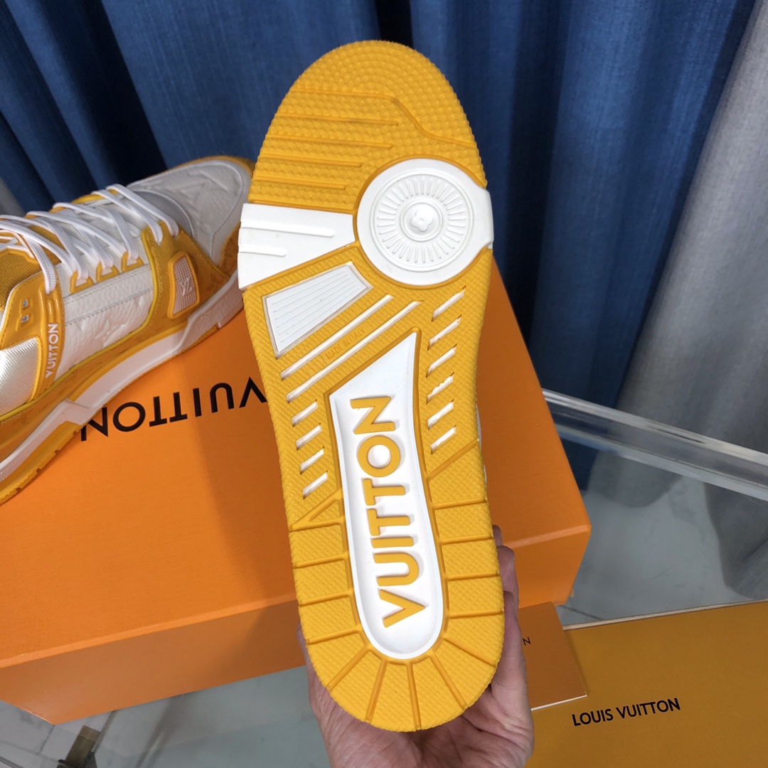Louis Vuitton LV  Trainer Sneaker(upon uk size) - DopestKickz