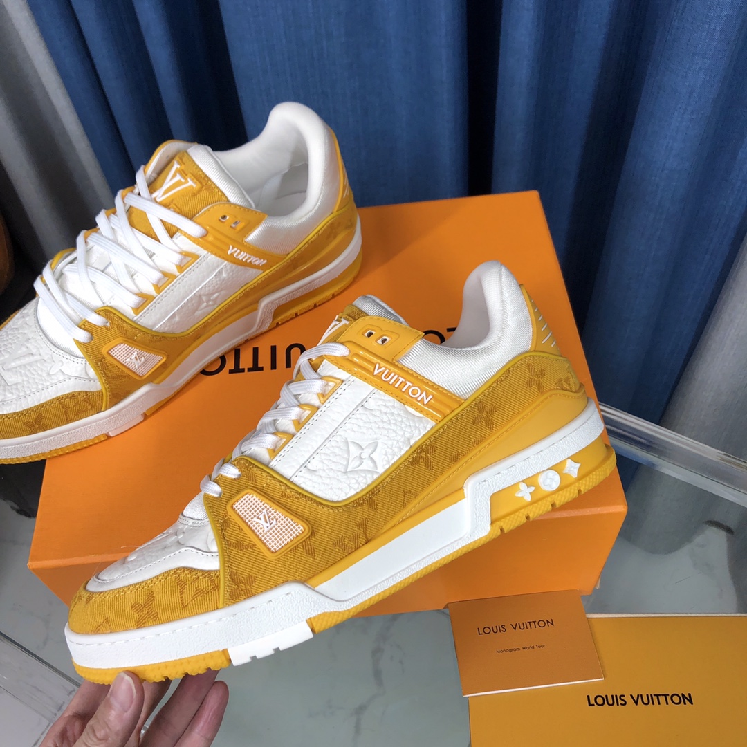 Louis Vuitton LV  Trainer Sneaker(upon uk size) - DopestKickz