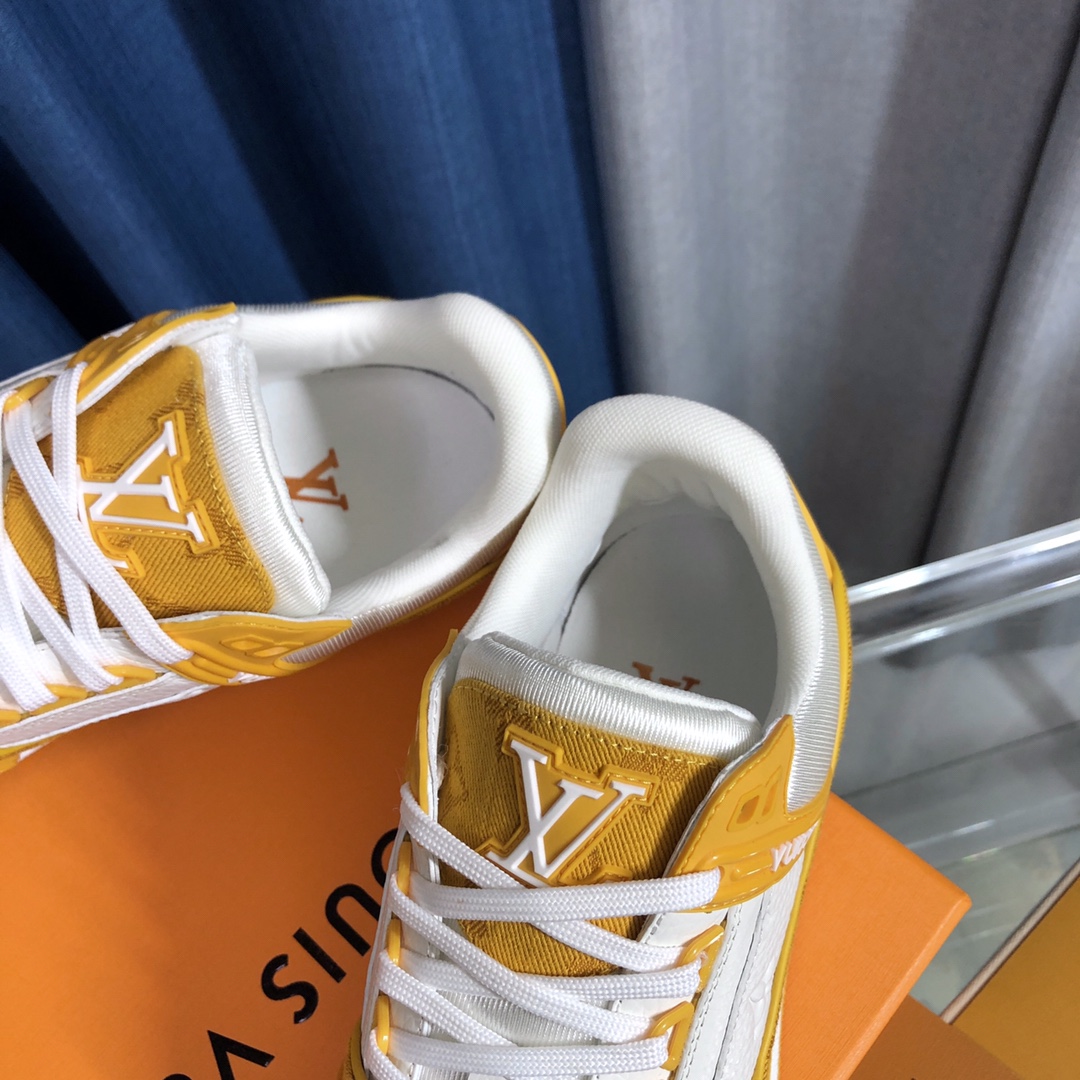 Louis Vuitton LV  Trainer Sneaker(upon uk size) - DopestKickz