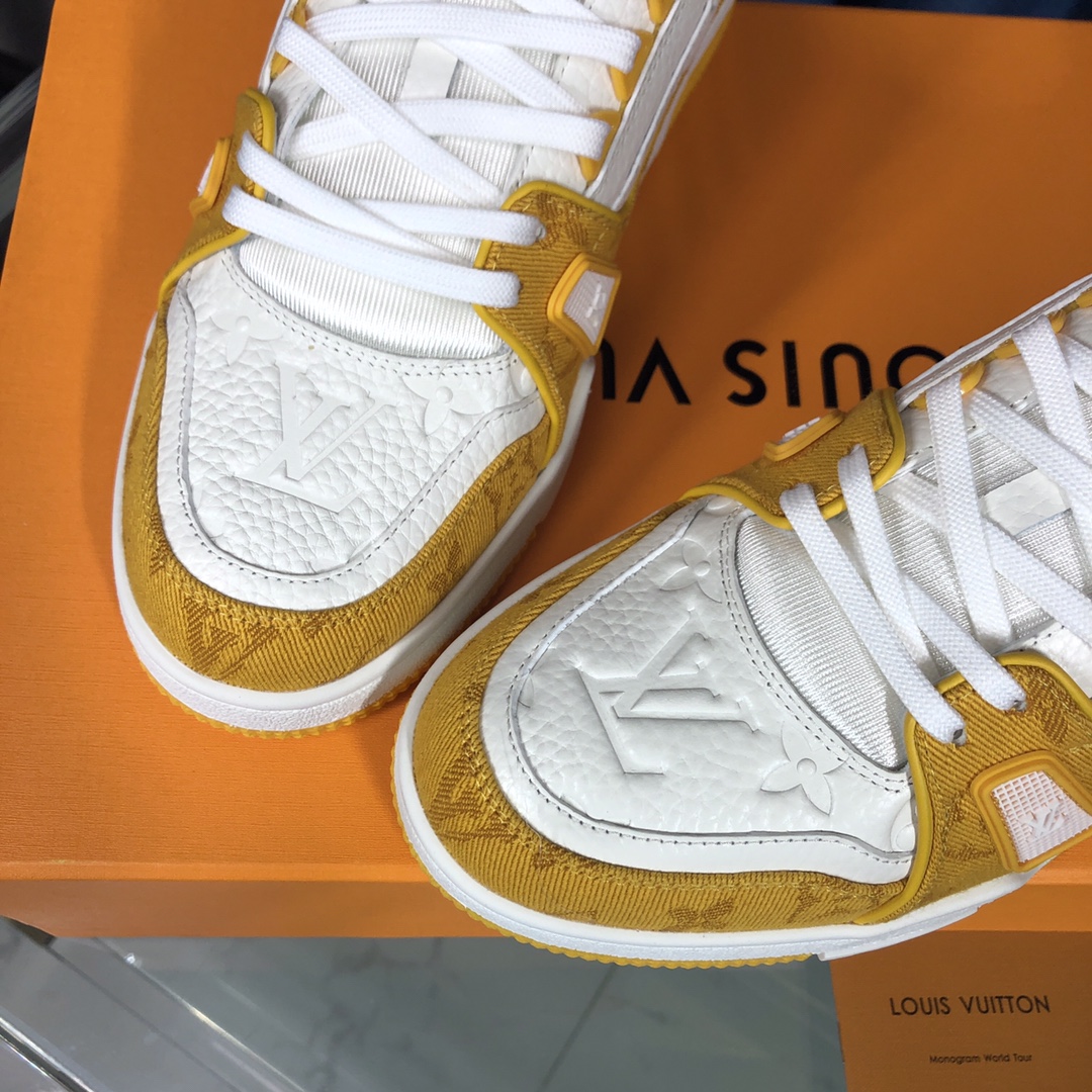 Louis Vuitton LV  Trainer Sneaker(upon uk size) - DopestKickz