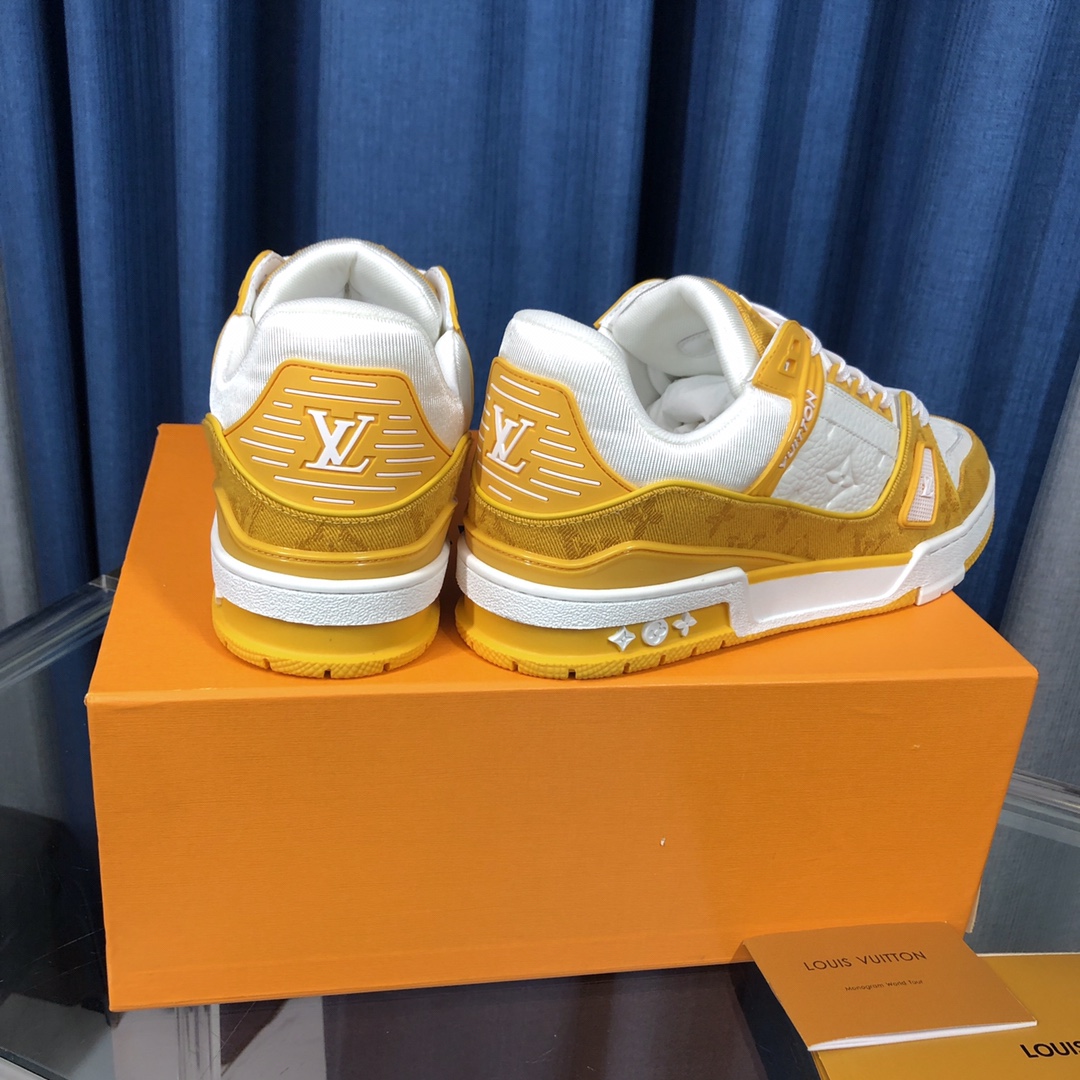 Louis Vuitton LV  Trainer Sneaker(upon uk size) - DopestKickz