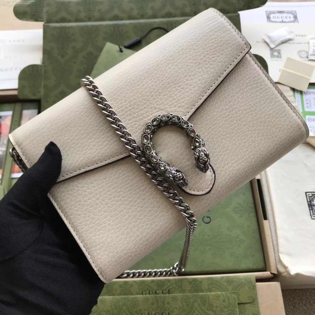 Gucci Dionysus Mini Leather Chain Bag(20-13.5-4CM) - DopestKickz