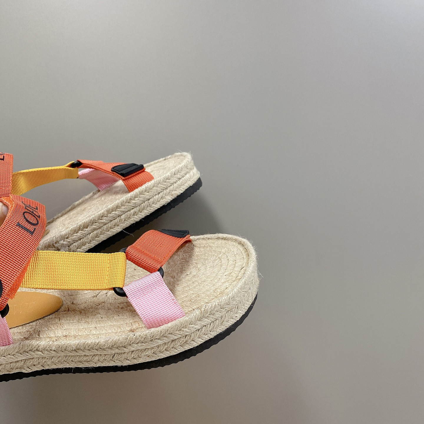 Loewe Strappy Espadrille In Nylon - DopestKickz