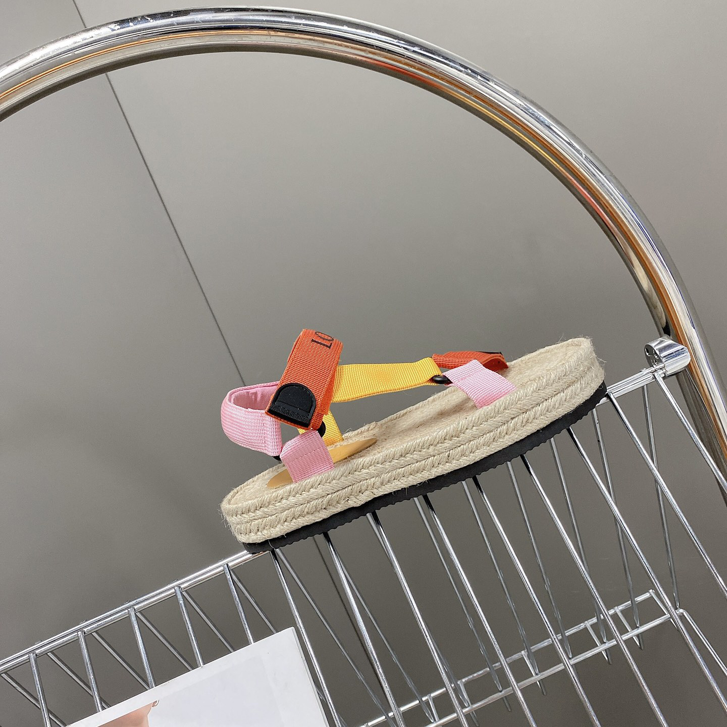 Loewe Strappy Espadrille In Nylon - DopestKickz