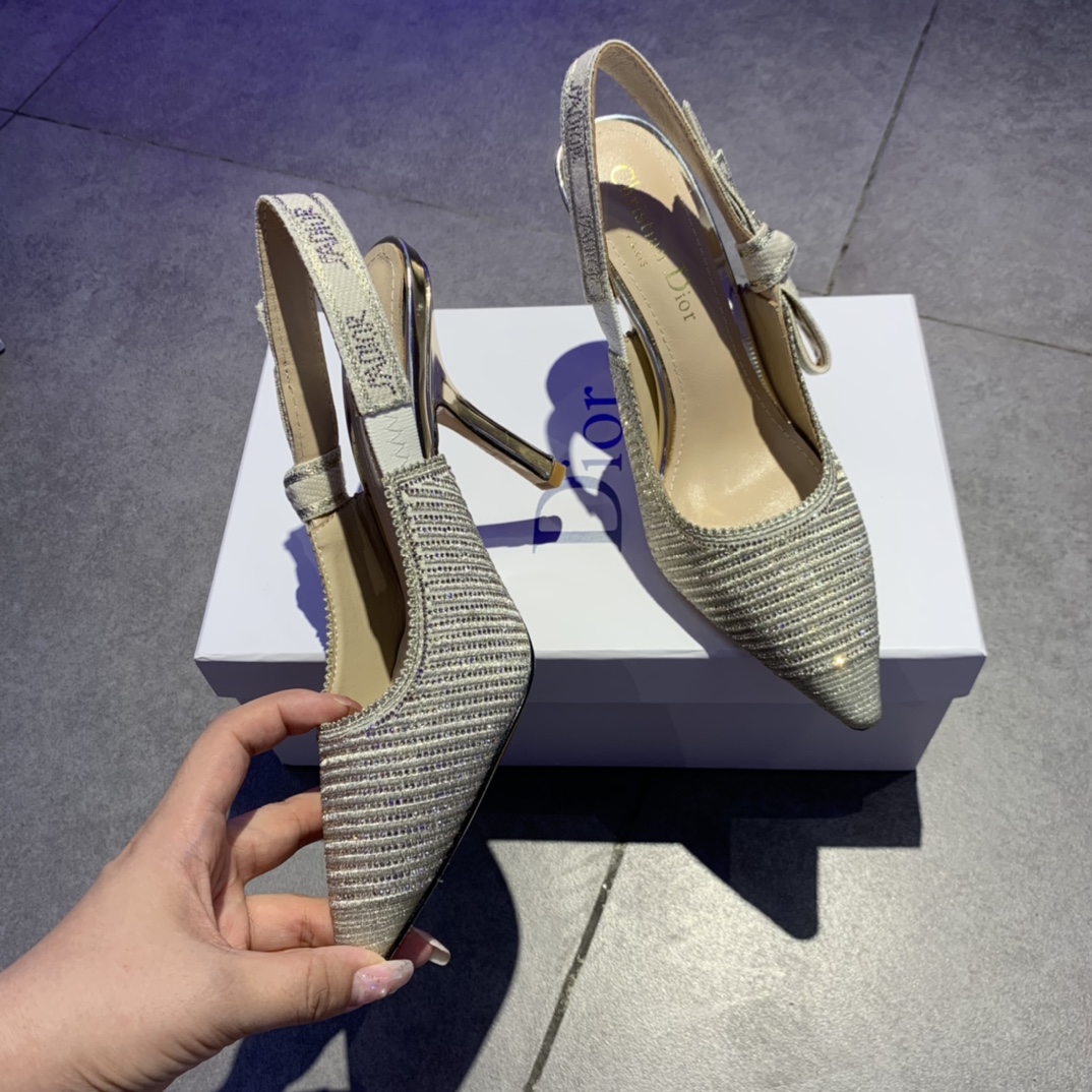 Dior J'Adior Slingback Pump With Heel Height Of 9.5cm - DopestKickz