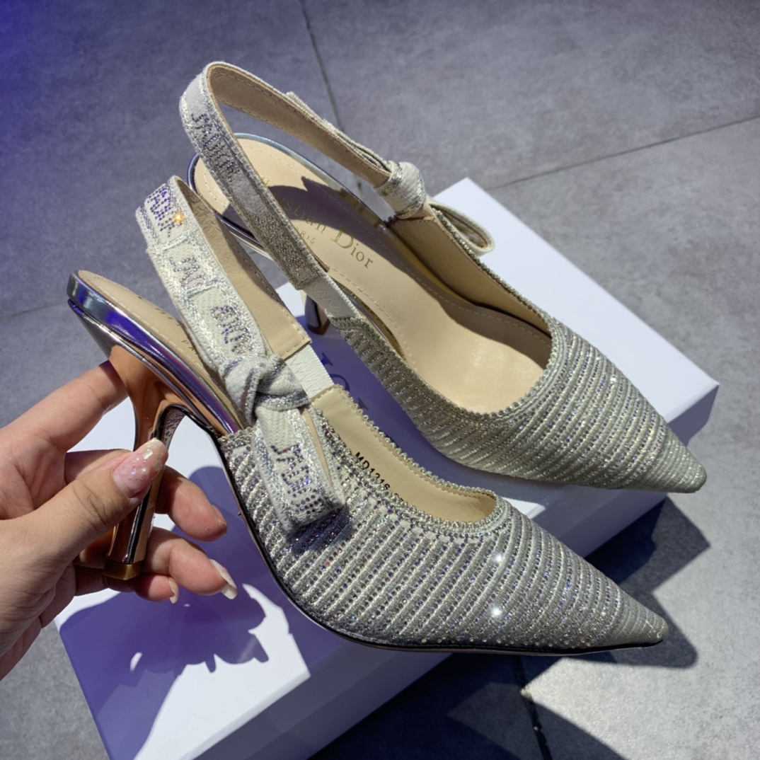 Dior J'Adior Slingback Pump With Heel Height Of 9.5cm - DopestKickz