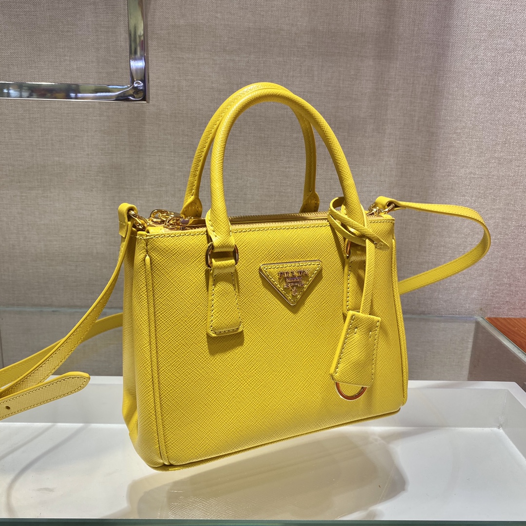 Prada Galleria Saffiano Leather Micro-Bag(20-14.5-9.5cm)   1BA906 - DopestKickz