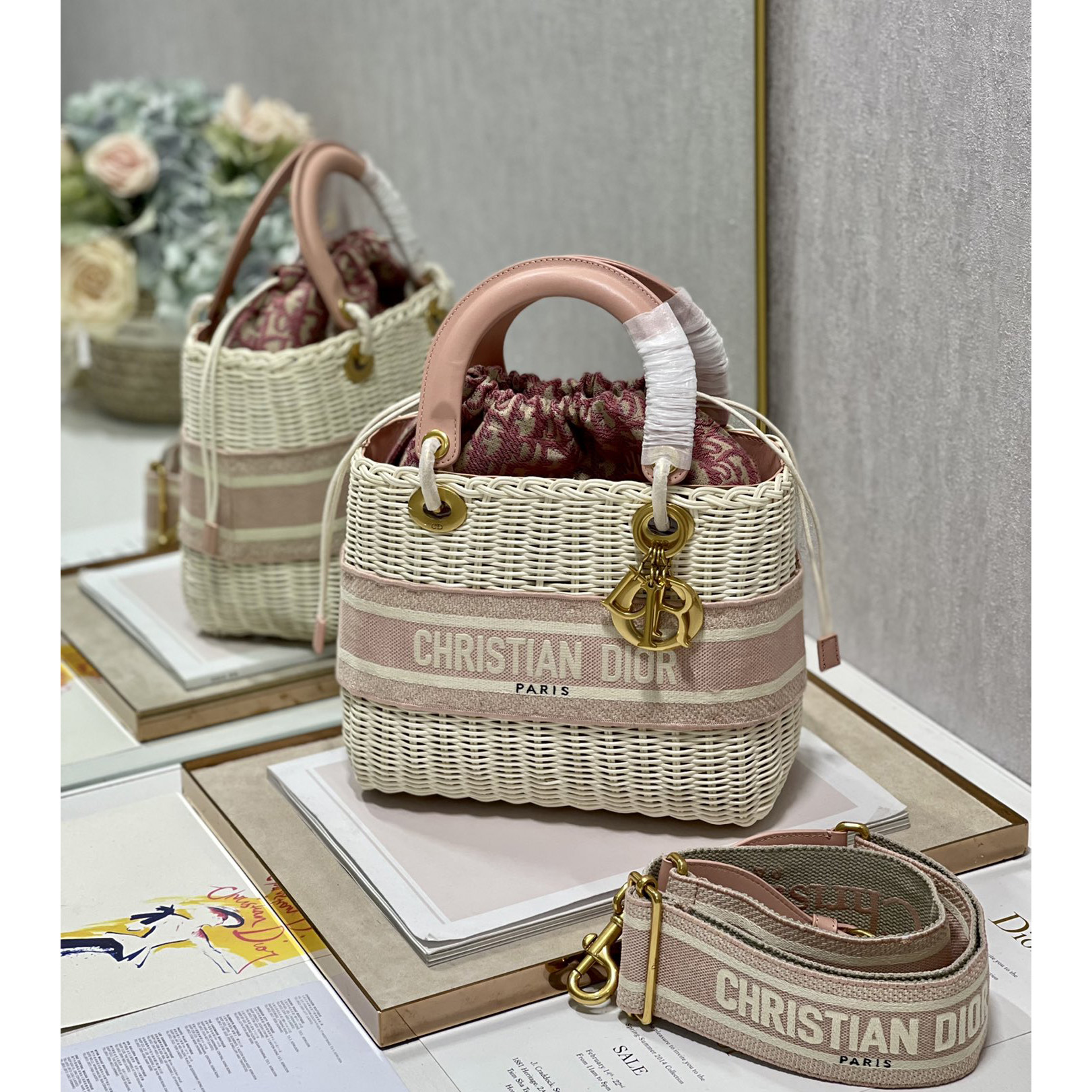 Dior Medium Lady Dior Bag(24-20-11cm) - DopestKickz