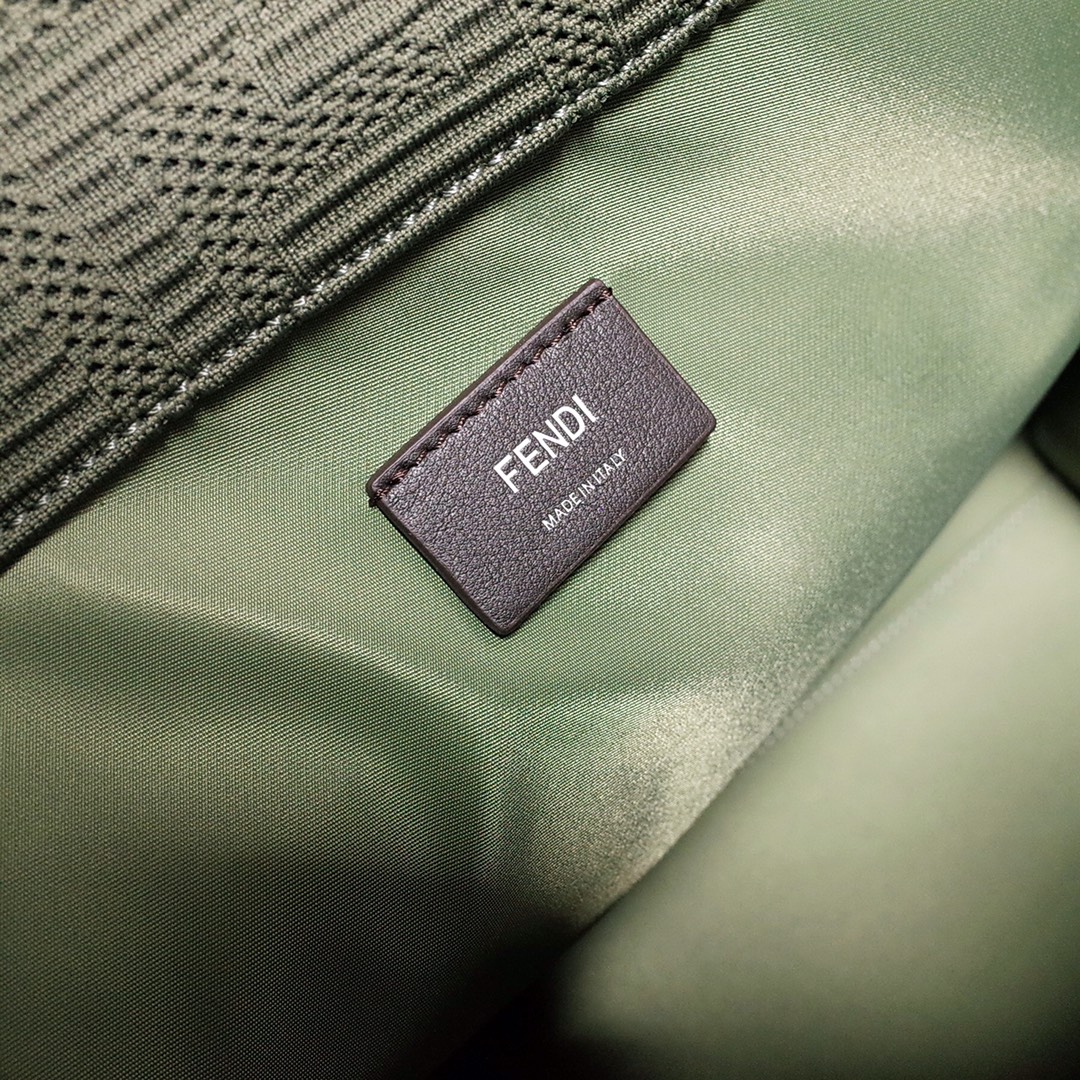 Fendi Sunshine Medium Shopper Bag In Green(35-31-17cm)  8BH386 - DopestKickz