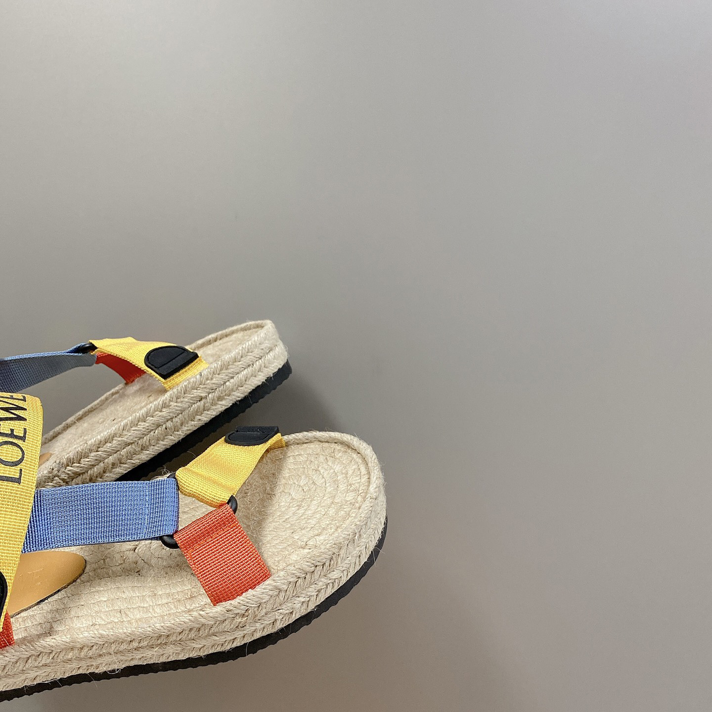 Loewe Strappy Espadrille In Nylon - DopestKickz