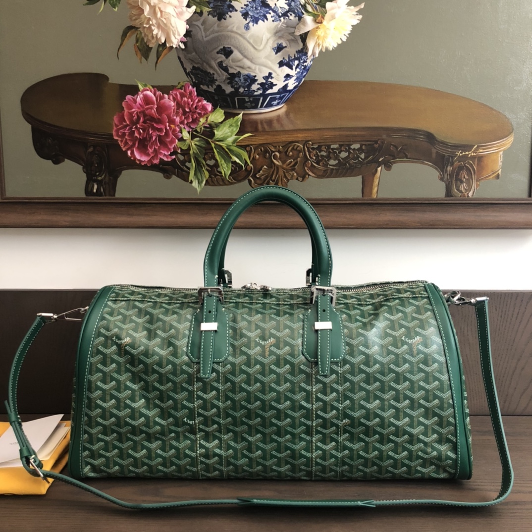 Goyard Luggage Boeing Travelling Bag Green(48-23-22cm) - DopestKickz