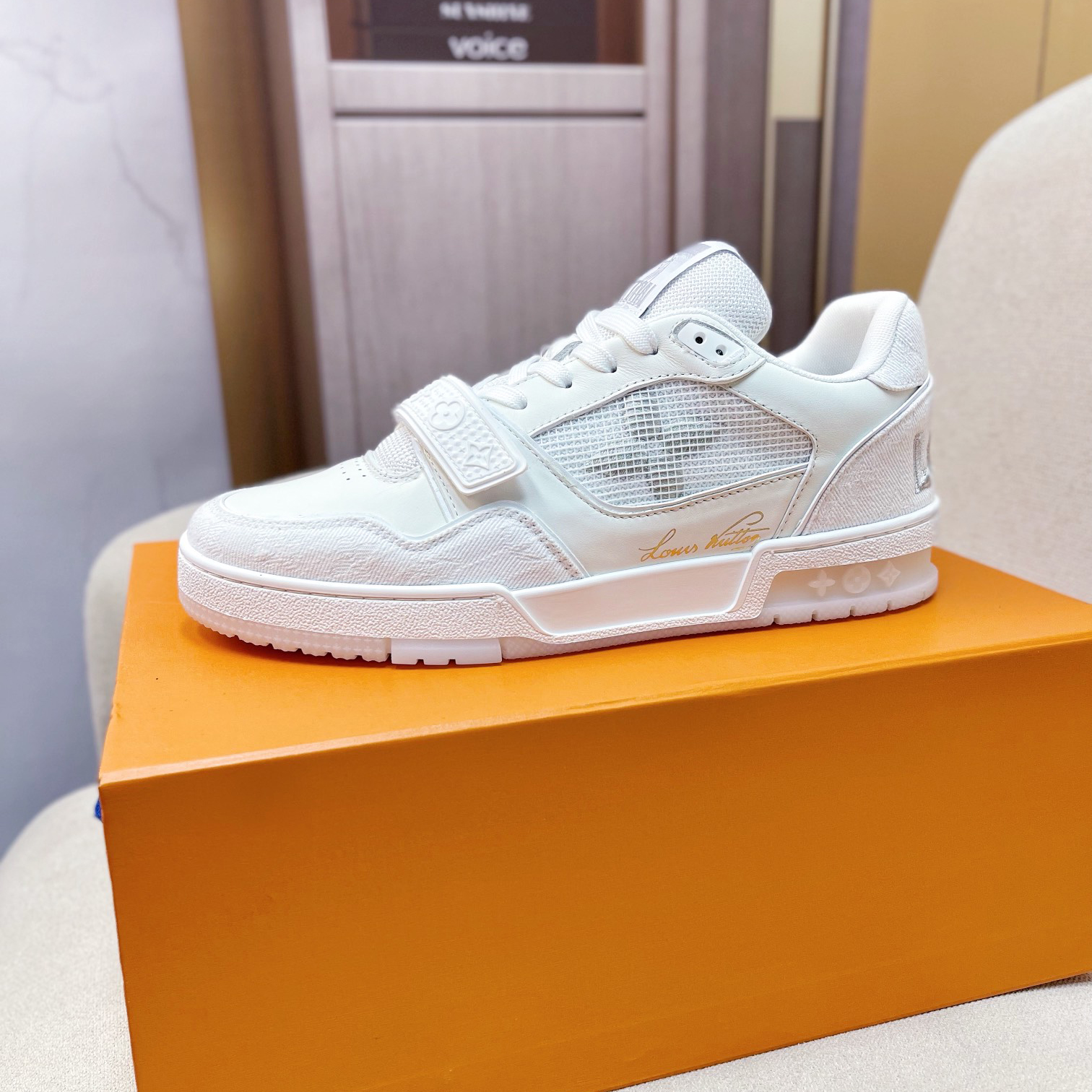 Louis Vuitton Trainer Sneaker(Upon UK Size) - DopestKickz